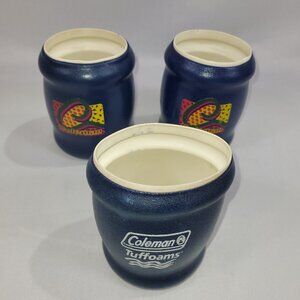 Coleman Tuffoams Can Drink Cozie Holder Cozy Coozy Set 3 Vintage 1990s Sleeve